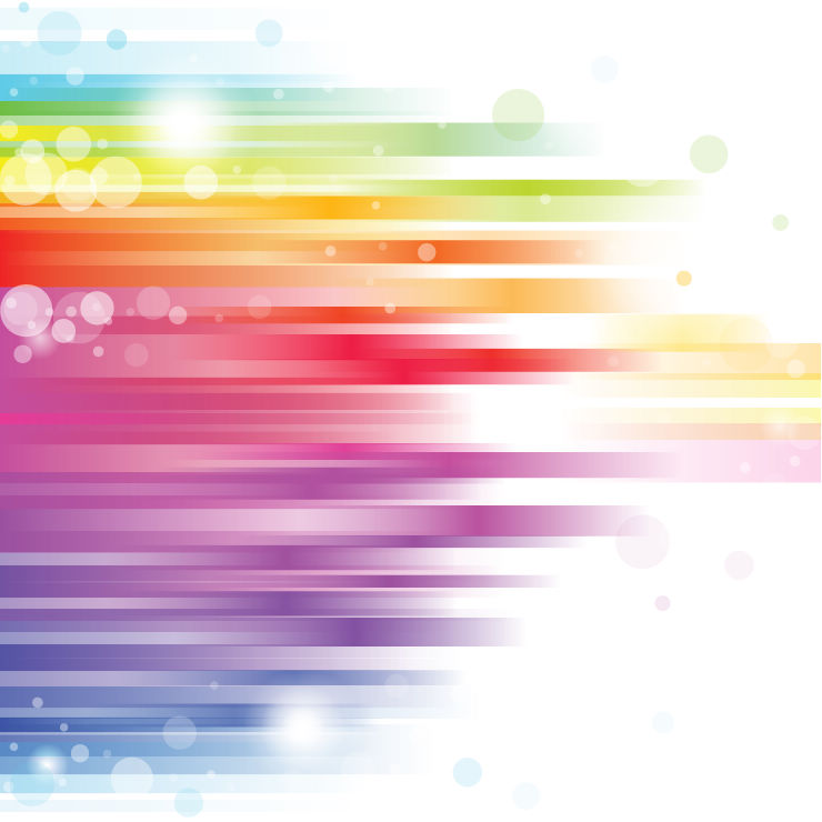 free vector Abstract Colored Rainbow